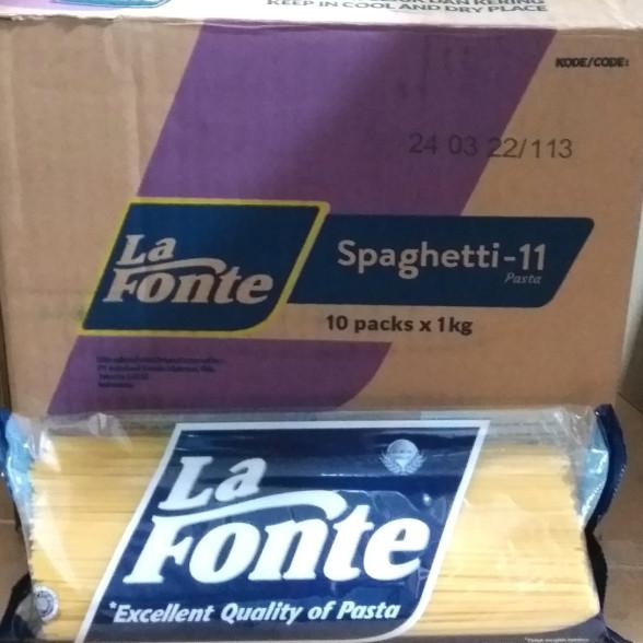 

Spaghetti Lafonte Pasta 11 | 101Kg ( Grab Gojek Only )
