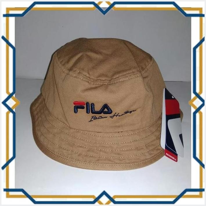 [THE] FILA TOPI CAPELLO BUCKET HAT REVERSIBLE HAT ORIGINAL - CAP SNAPBACK