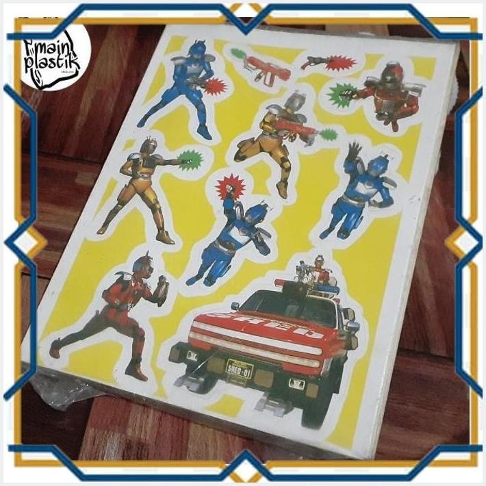 

[MAI] STICKER JADUL VINTAGE POWERANGER RARE SET