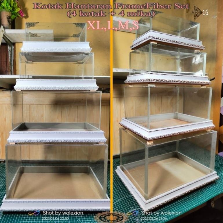 

BISA COD Box Hantaran Fiberframe set isi 4 FE24