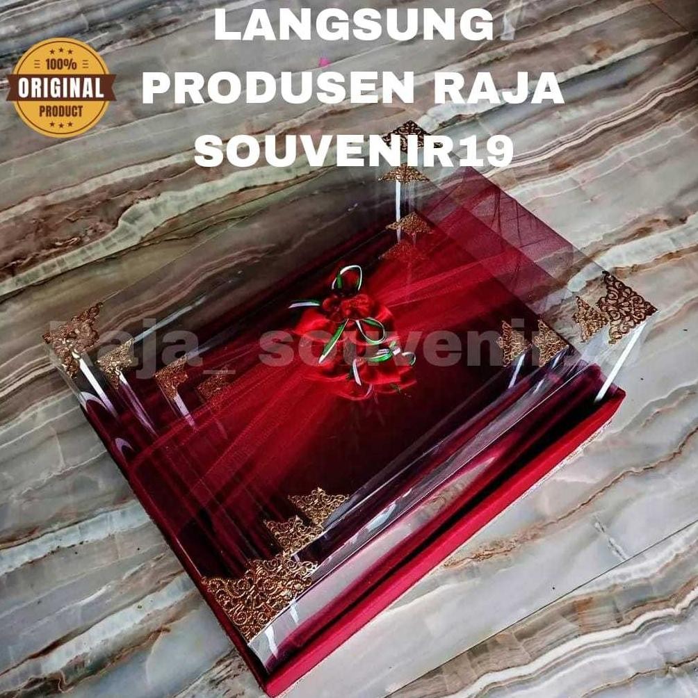 

SPECIAL Kotak Seserahan Pernikahan Set Lengkap Isi 4 Box Hantaran Parcel Mika sm-150