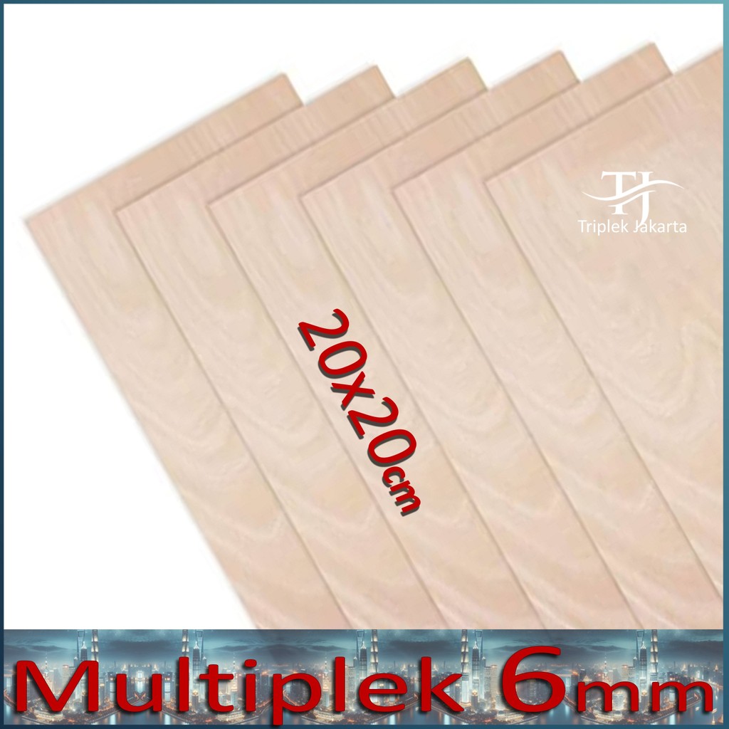 Triplek 6mm 20x20 cm ( Multiplek 6 mm | 20x20cm | 20 x 20 cm )