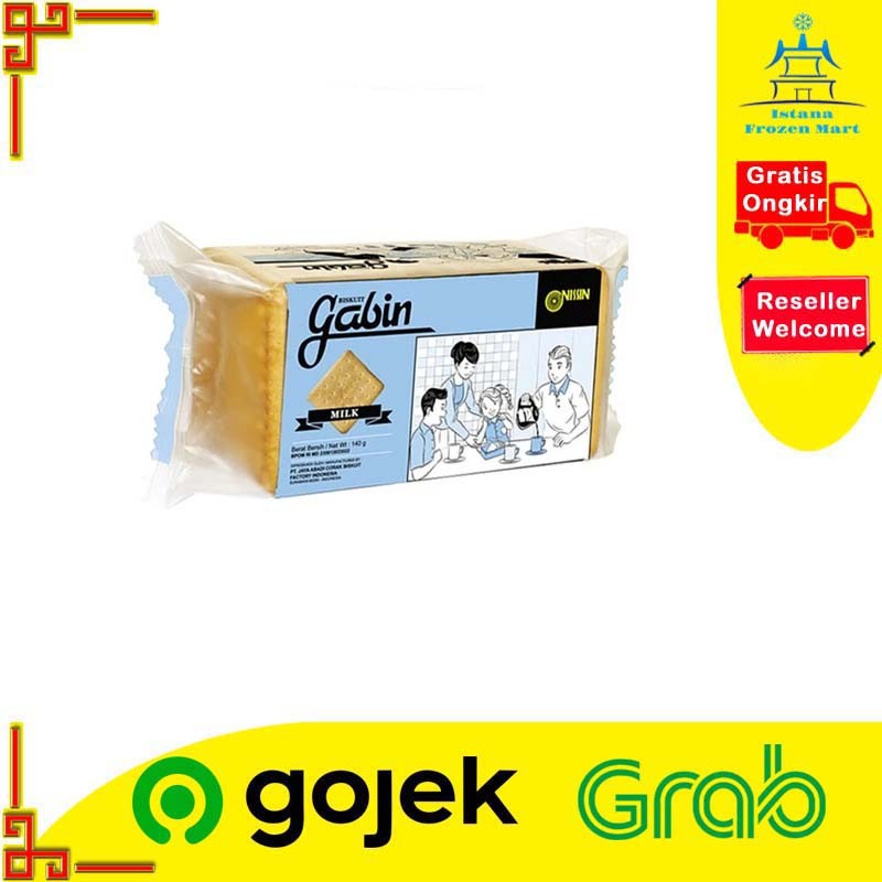 

Biskuit Susu NISSIN Gabin Milk 140 GR