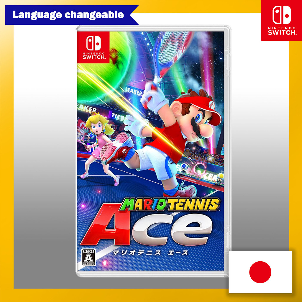 Mario Tennis Aces - Switch[ Dapat dimainkan dalam bahasa Inggris ]【Langsung dari Jepang】 (Buatan Jep