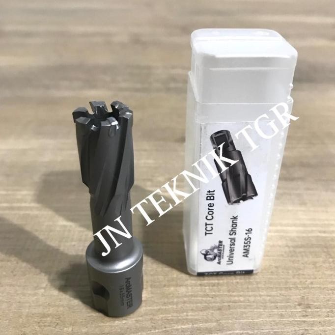 Terbaru MATA BOR MAGNET JET BROACH 16MM TCT CUTTER  MATA BOR JETBROACH 16MM jnt3k Kualitas Baik