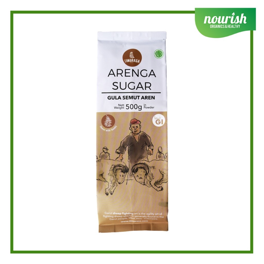 

Timurasa, Gula Aren Bubuk (Crystal Arenga Sugar) 500gr