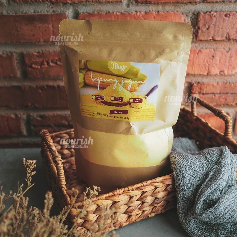 

HG Mugo Tepung Jagung Halus (Polenta Fine) gr Non GMO