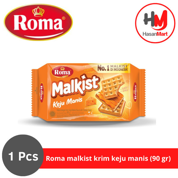 

Roma malkist krim keju manis (90 gr)