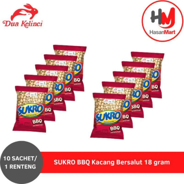 

SUKRO BBQ 18 gram [1 Renceng isi 10 Sachet]