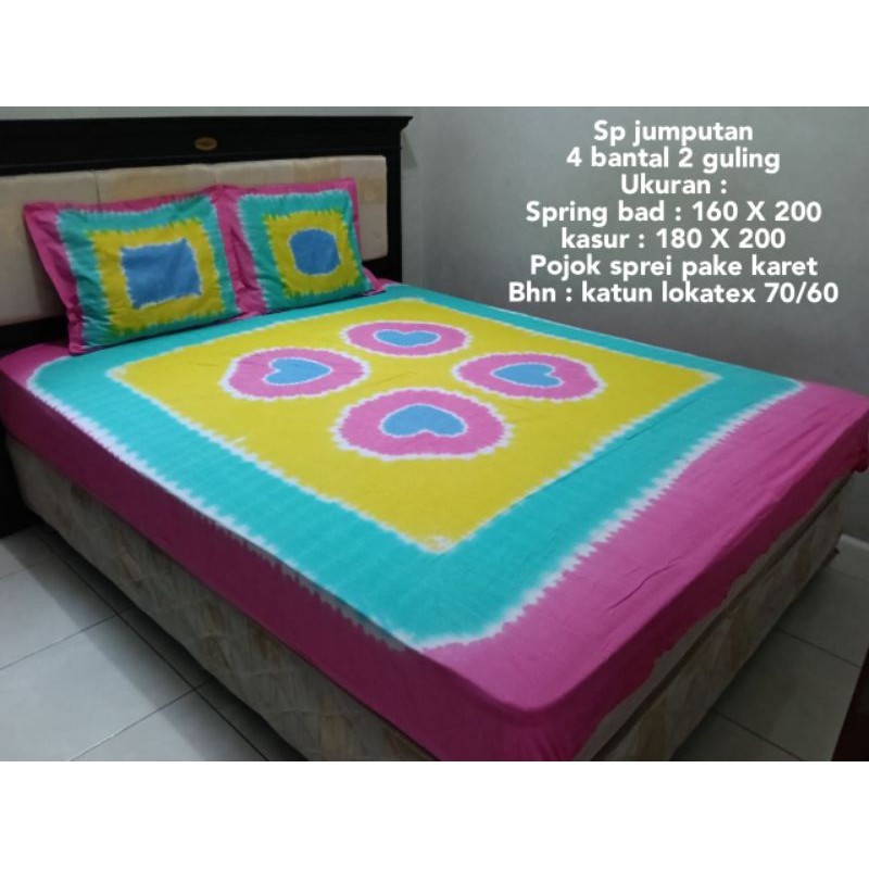 Sprei katun tebal batik Pekalongan ukr 180x200