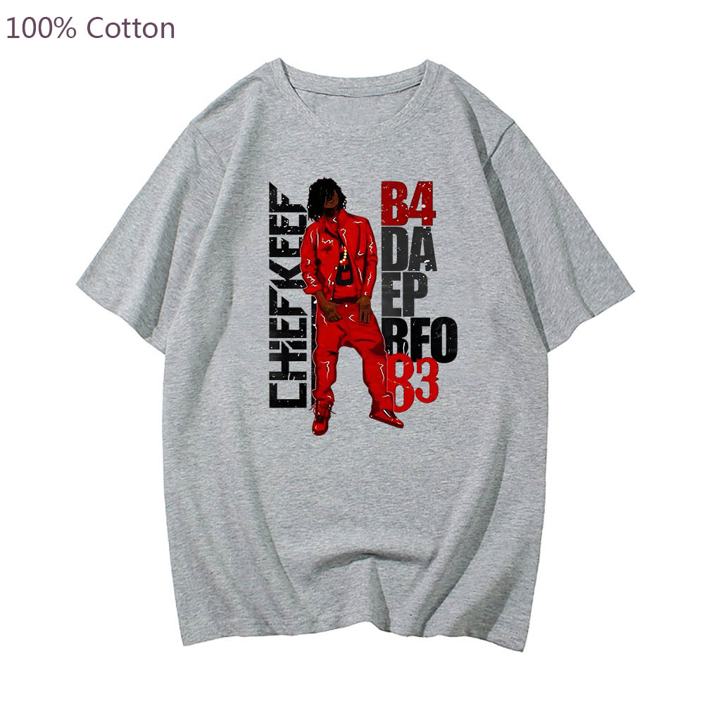 T-shirt Anime Panas Chief Keef Vintage T-shirt Manga Retro T-shirt Grafis