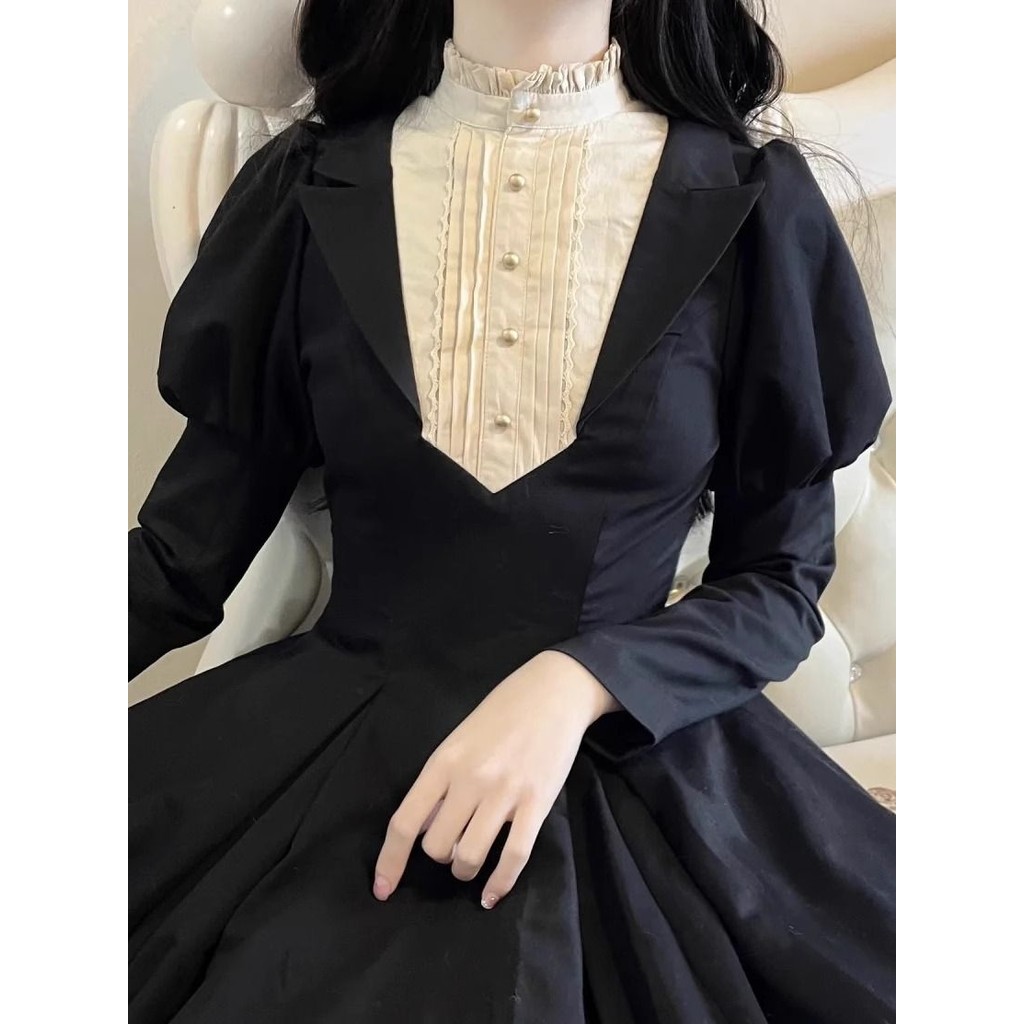 lolitaDress Slim Fit Slimming Long Lolita Long Sleeve Dress