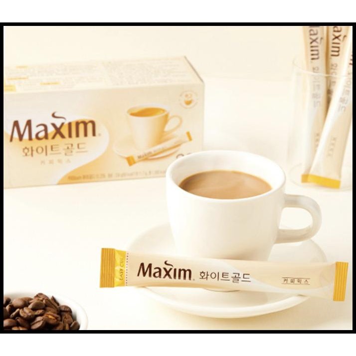 

Maxim Coffee 20 Sticks | Mocha White Original Mix | Kopi Instant Korea