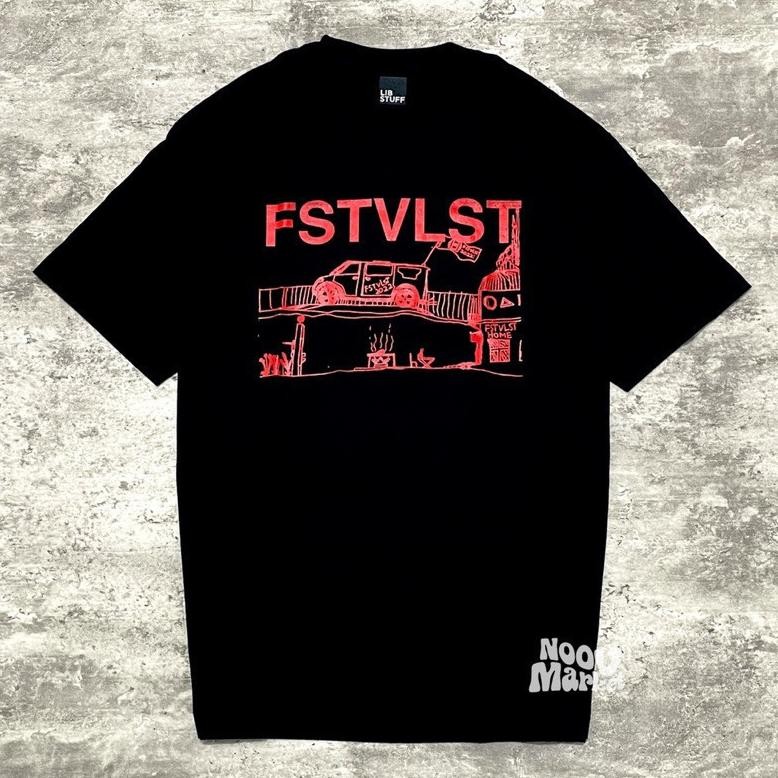 Terviral Fstvlst Mobil T-Shirt Black Kaos Band Original