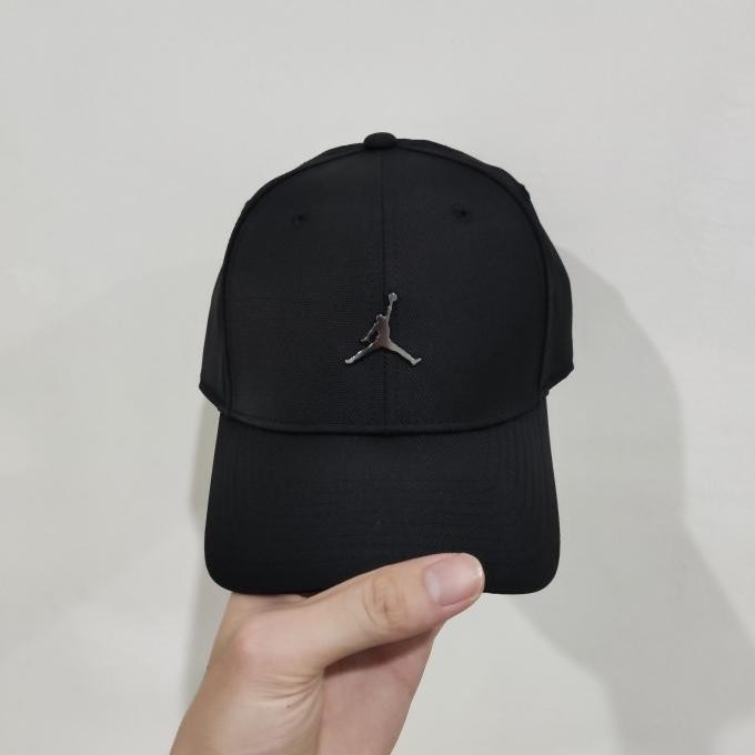 TOPI SNAPBACK Jordan Metal Cap Topi Snapback Black