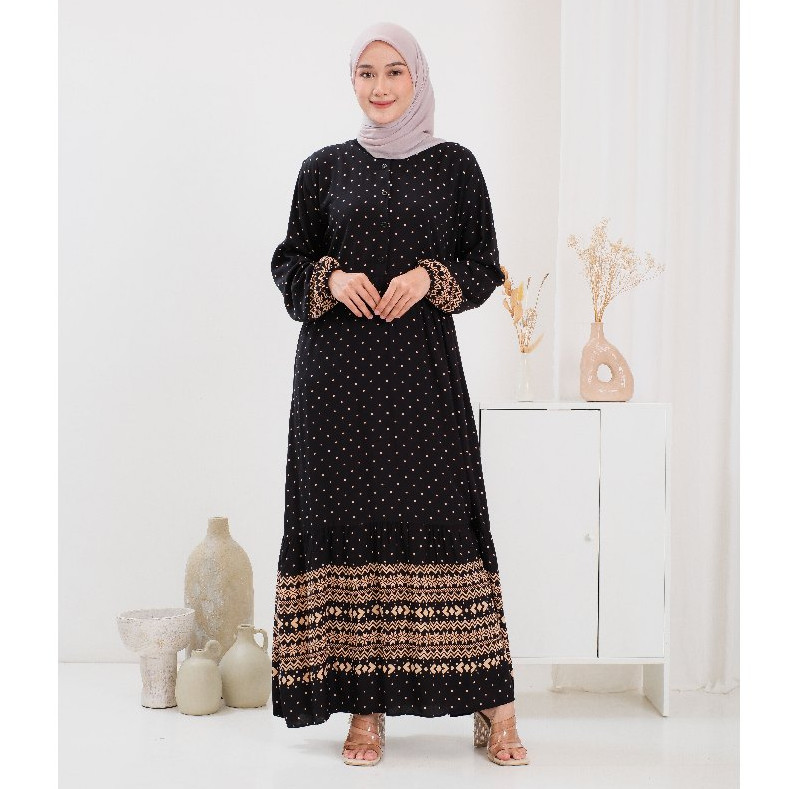 Gamis Fashion Bridesmaid Pesta Pernikahan Dress Kondangan Gams Mewah Mididres Perempuan Kekinian Baj