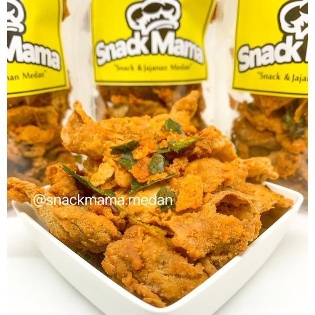 

[500GR] KERIPIK KULIT AYAM CRISPY PEDAS DAUN JERUK | SNAMAMA