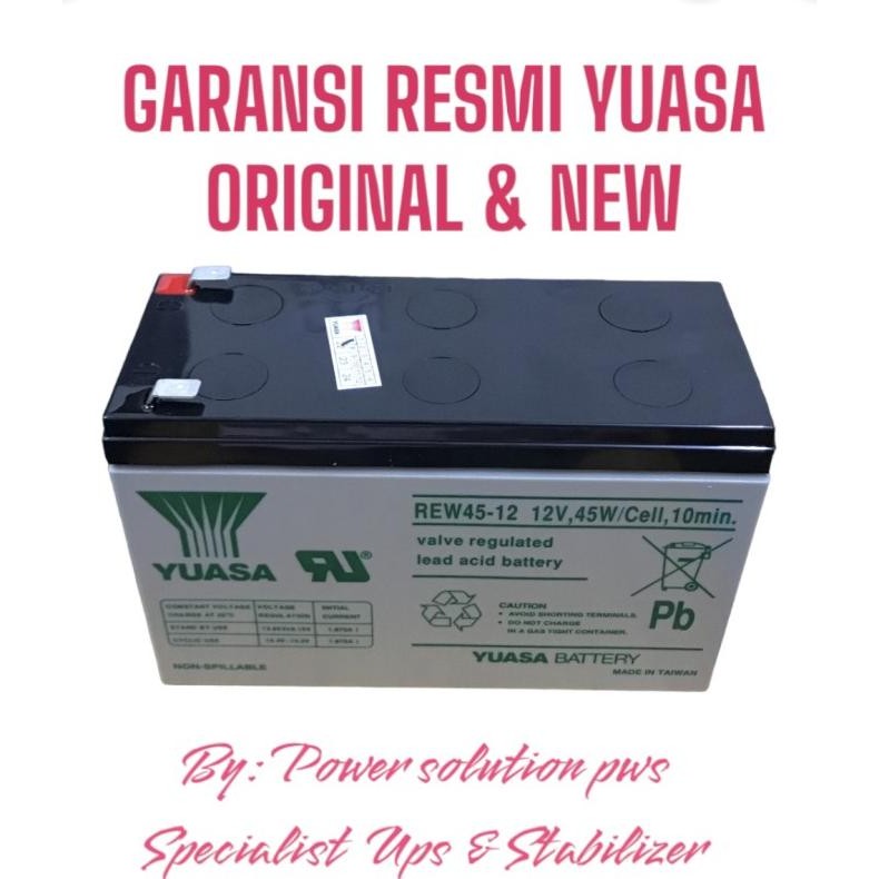 BATERAI YUASA REW45-12 12V 45W 9Ah BATTERY UPS