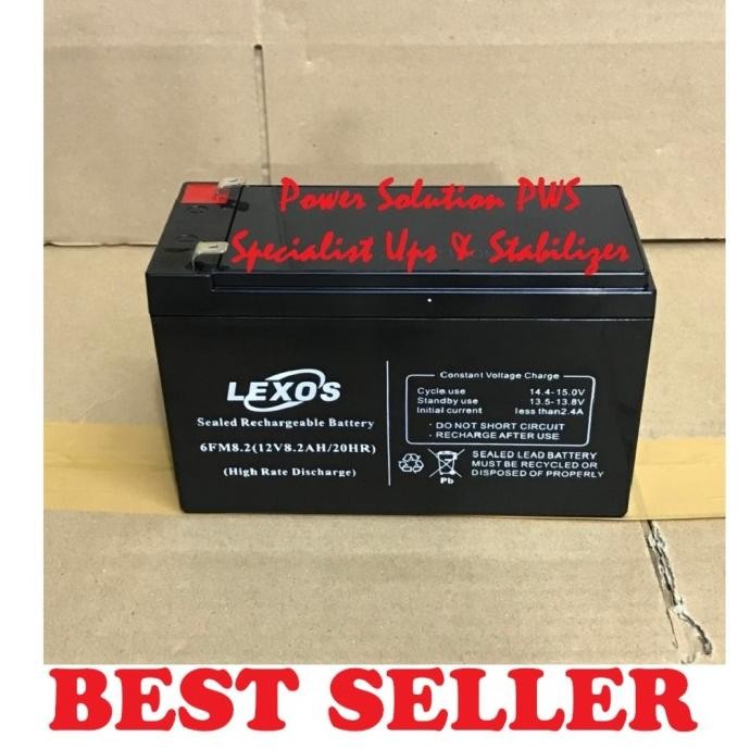 Battery Ups 12V 8Ah Baterai Ups 12V 8, 2Ah