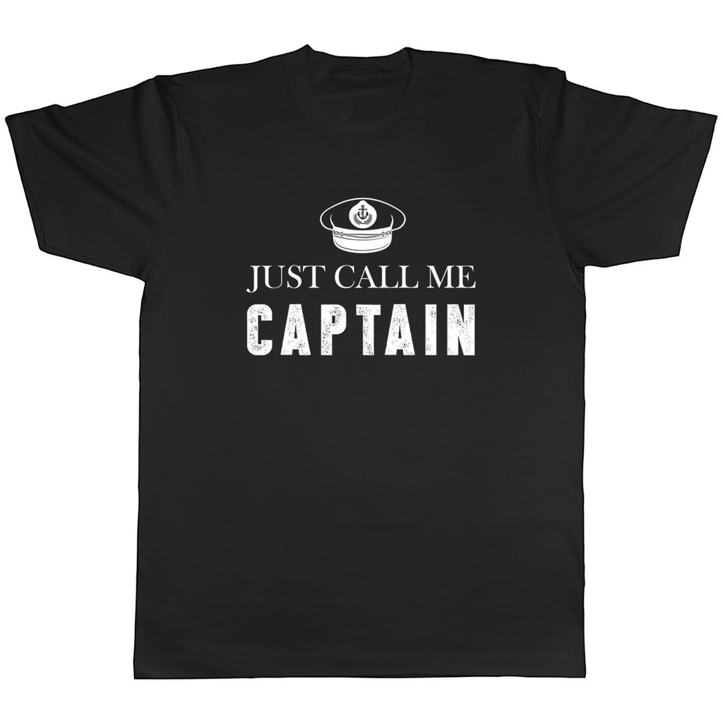 Kaos Pria Kapten Lucu Hadiah Pelaut Kapal Pesiar Perahu