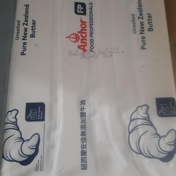 

anchor butter unsalted 5 kg packing pabrik khusus grab dan gojek