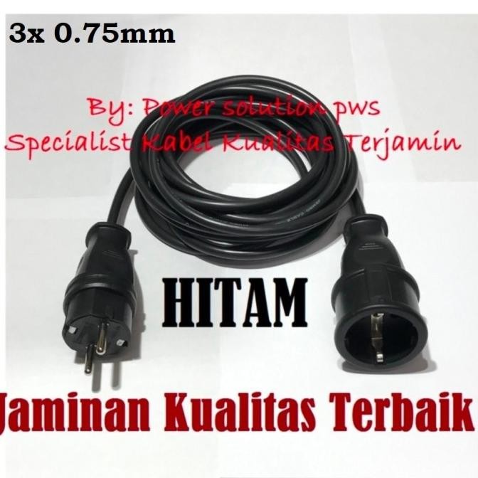 Kabel Listrik Tambahan ( Extension ) 12 Meter Kabel Rol colokan kabel