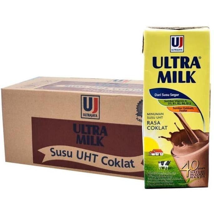 

ULTRA MILK UHT COKELAT 200ML