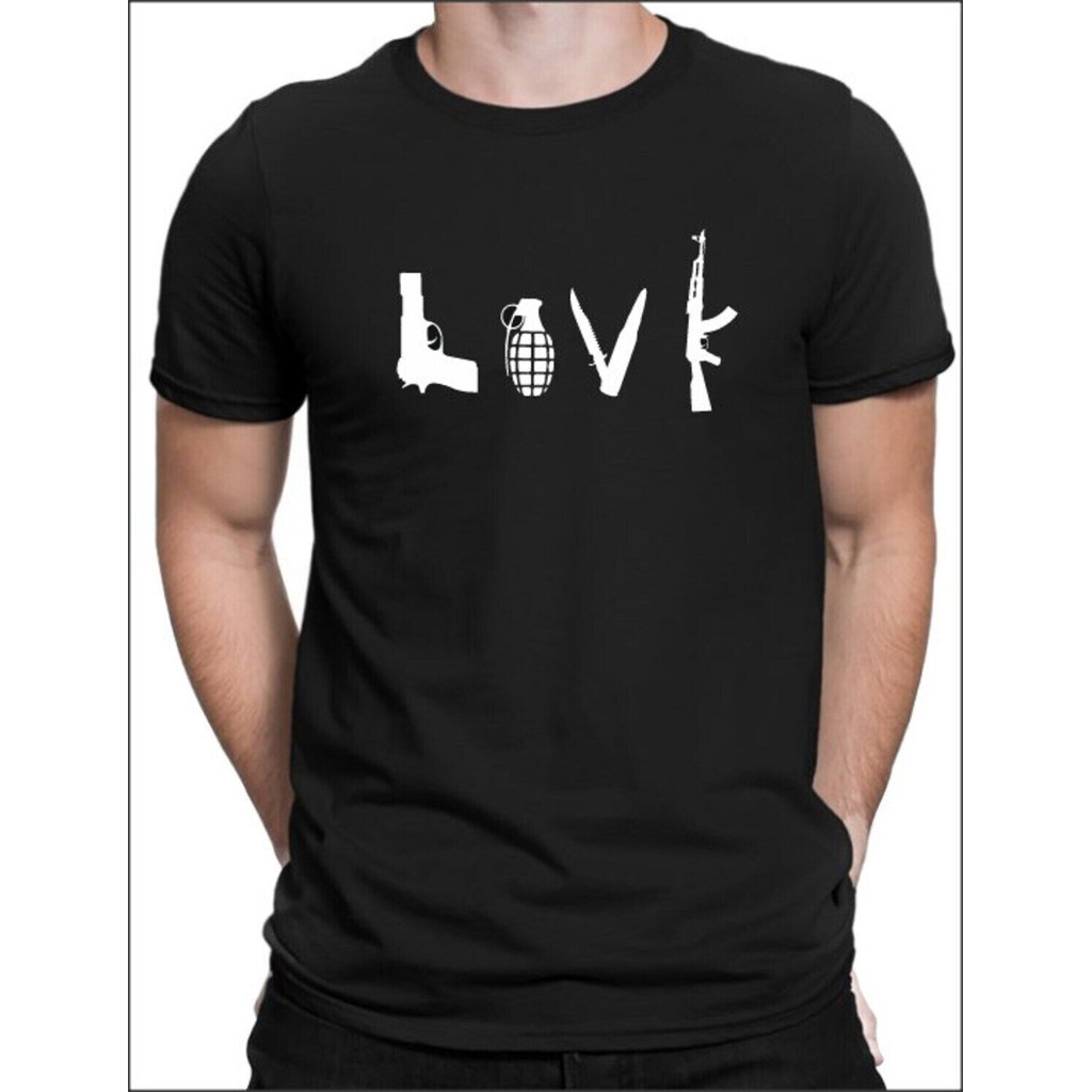 Senjata Cinta Pisau Granat Kaos Ak47