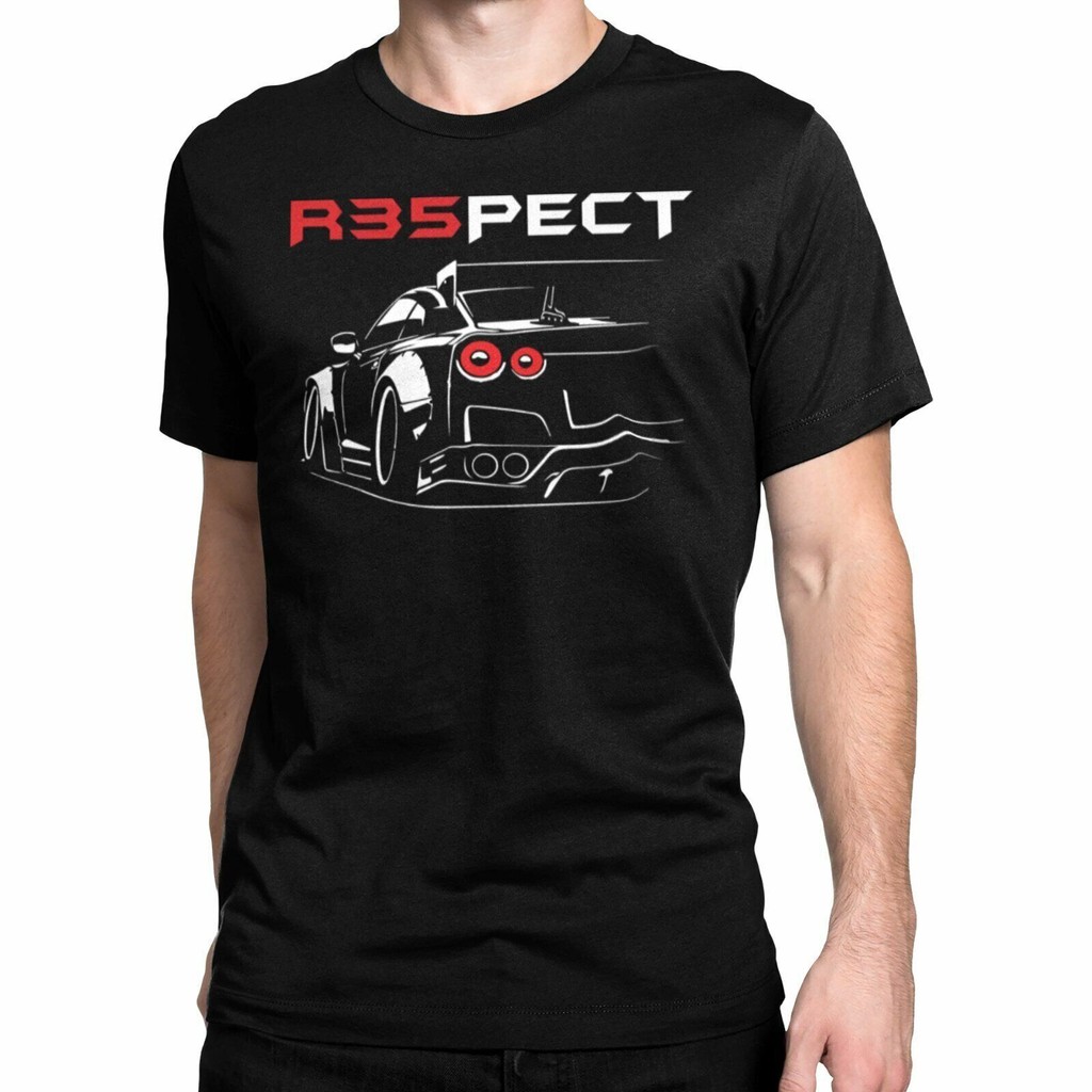 Kaos R35Pect Gtr Jdm Boost Hitam Stiker Stiker Nissan Nismo Balap Turbo