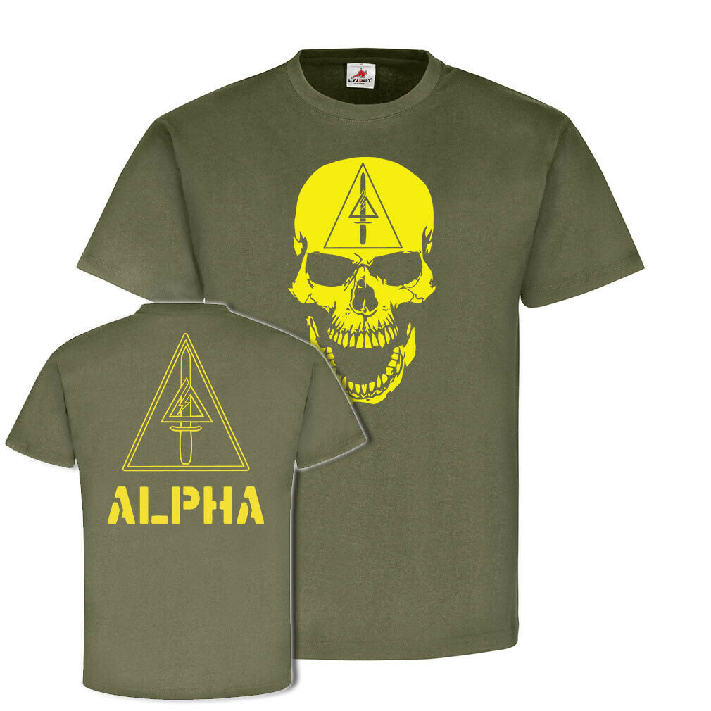 Kaos Lambang Tengkorak Alpha Delta Force Longgar