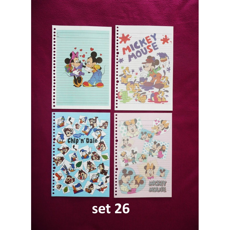

Amberela - Loose Leaf/Kertas File/Kertas Binder Karakter Mickey Mouse 06