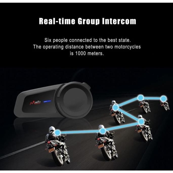 Maxto M2 Intercom 6 Rider / Intercom Maxto M2 6 Rider Terlaris 