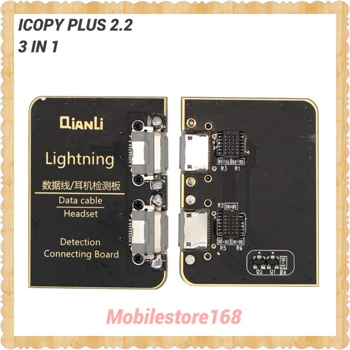 ICOPY PLUS 2.2 (3 IN 1) QIANLI ORIGINAL,REPAIR TRUETONE,TAPTIC,BATERAI