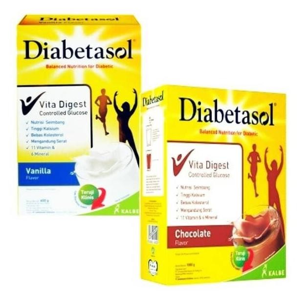 

Diabetasol Susu Diabetes 600gr (Coklat/Vanila)