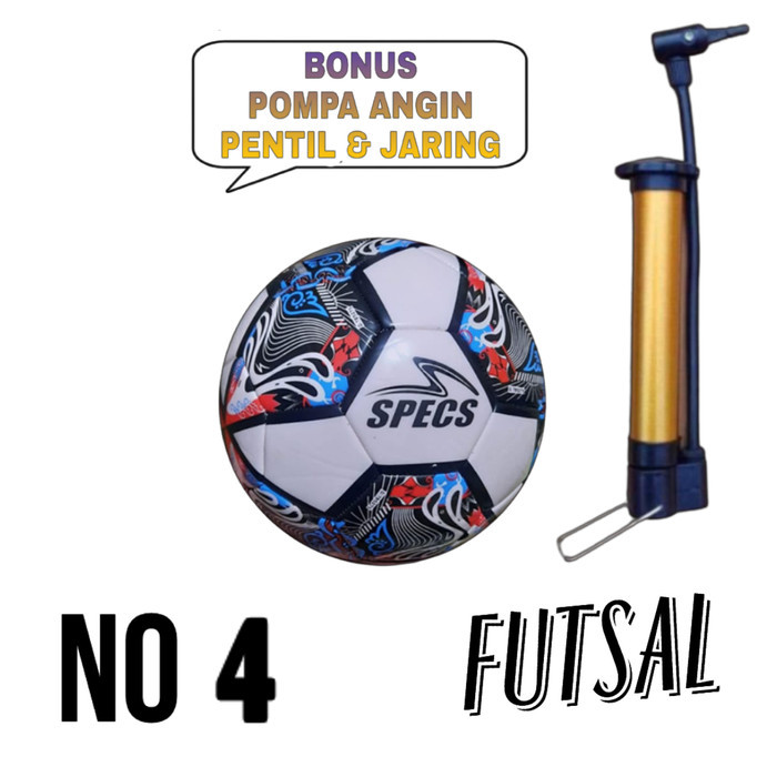 Bola Futsal Size 4 Specs Bahan Pu Import Kualitas Bagus