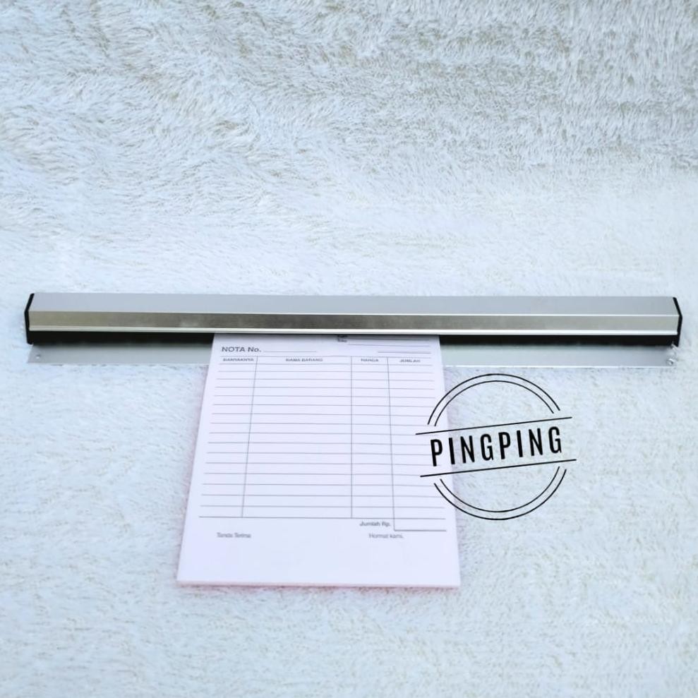 

SPECIAL Bill Holder/ Receipt Holder/ Capitan Nota Stainless 45x6 cm/60*6cm/90*6cm/Penjepit Kertas Bon Bill Tab Grabber Aluminum Bill Holder Restaurant Getra Cafe wdr-75