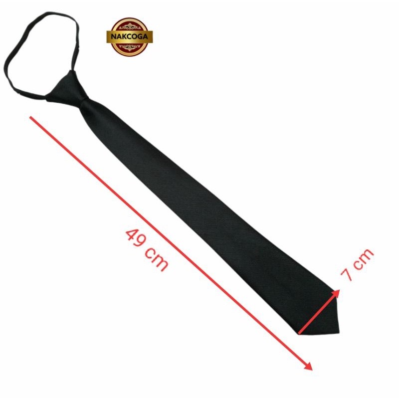 dasi pria merah maroon polos dasi zipper merah resleting instan siap pakai