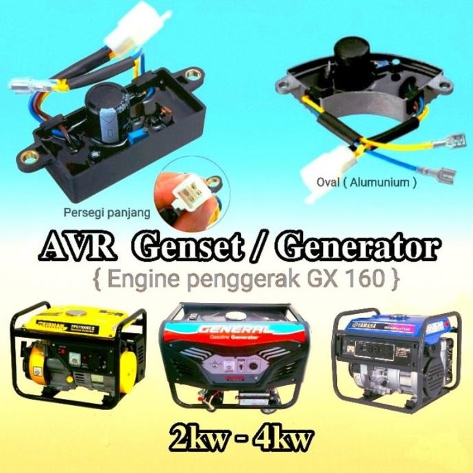 BARU AVR genset 1000 - 3000 watt | AVR oval bulan sabit kotak genset