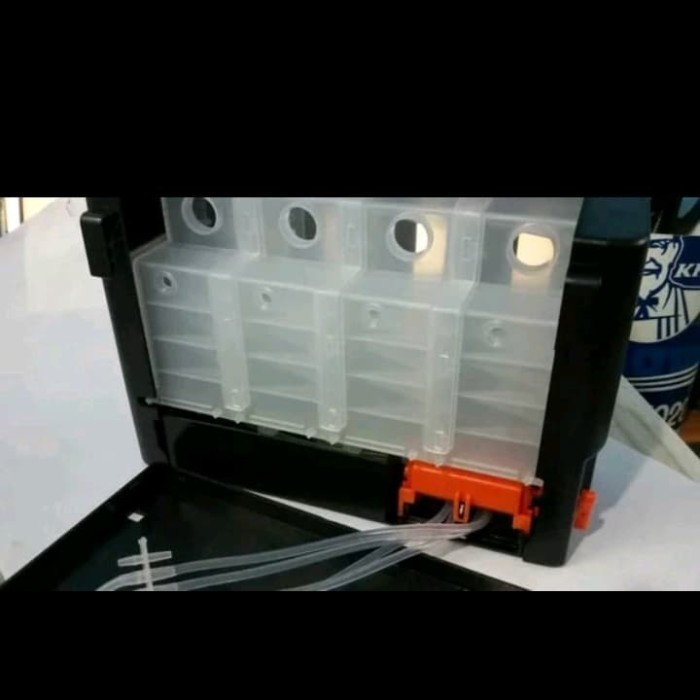 TABUNG INFUS PRINTER UNIVERSAL BOX HITAM 100ML 4 WARNA PENGUNCI 1 SET