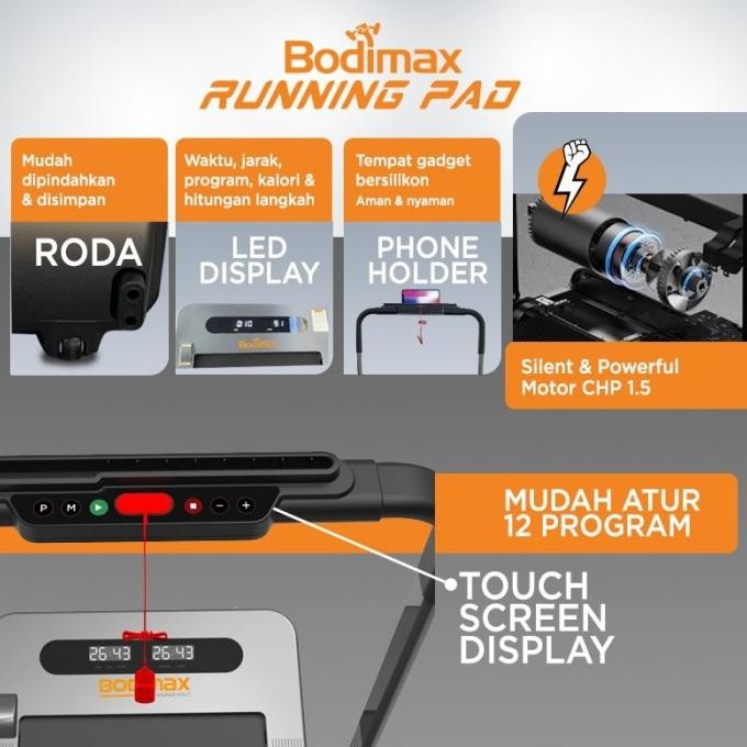 BODIMAX NINEDOT RUNNING PAD