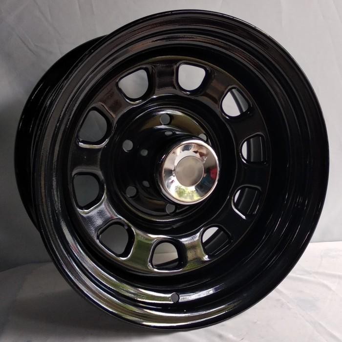 Steel Daytona 15x8.0 6H 139.7 ET-25 Velg Besi Ring 15 R15 Lebar 8 inci lobang 6 untuk Mobil Toyota H