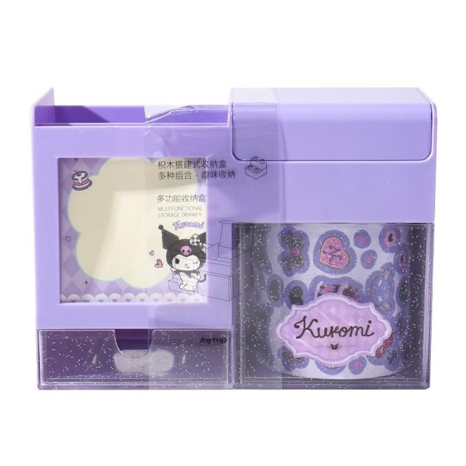 

TERMURAH - MIMIMOO Kotak Penyimpanan Alat Tulis Sticker Sanrio Cinnamoroll Kuromi