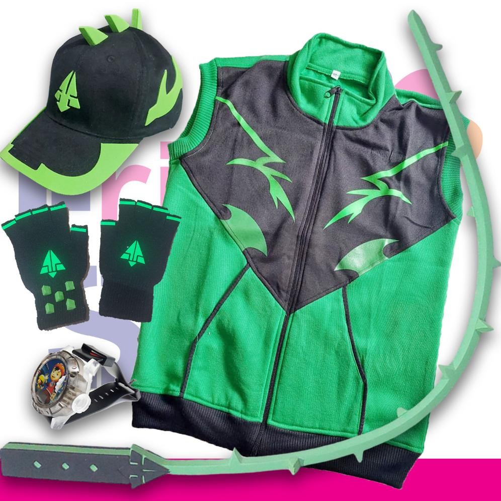 PAKET KOSTUM ANAK BOBOIBOY KUASA DURI / THORN