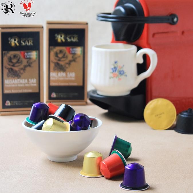 

Nespresso Compatible Coffee Capsules - Cinta Kasih Sar Kopi Kapsul