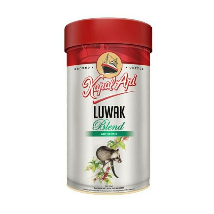 

Kopi Kapal Api Luwak Blend Bubuk 200 Gr