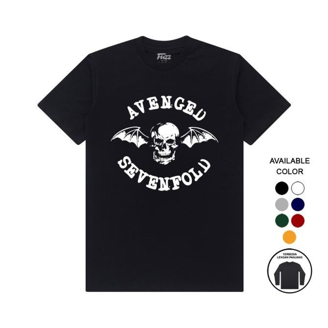 Kaos Band Avanged Sevenfold A7X Baju Musik Distro Metal Pria Murah