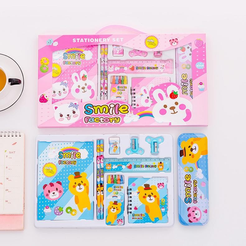 

hj-77 ALTAZA COD Paket Alat Tulis Set Stationery Set Study Anak Karakter STY07 Premium