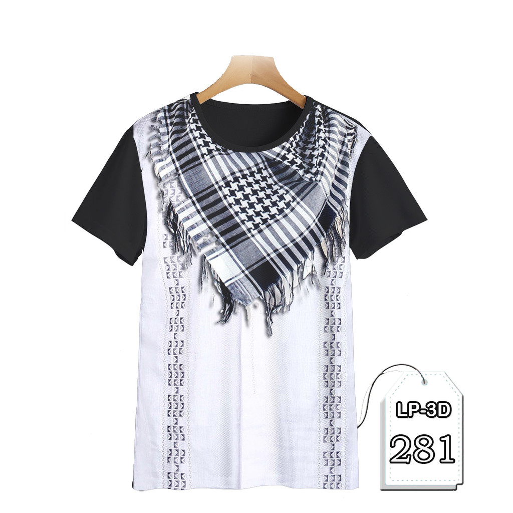 Baju Sorban Baju Anak dan Dewasa Sorban Motif Printing 3D LP3D-281