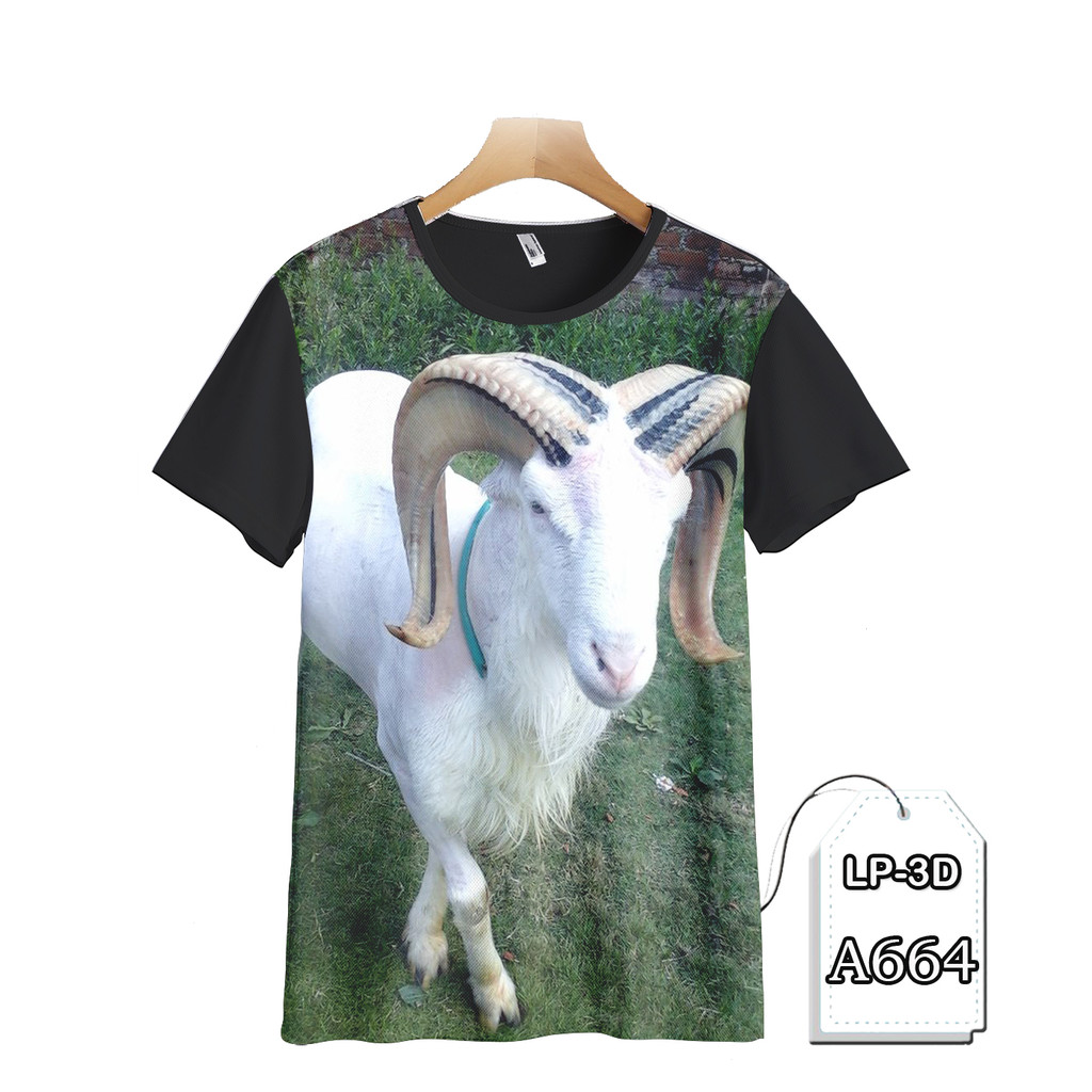 Baju Domba Garut Jantan Kaos Anak dan Dewasa Printing 3D LP3D-A664 Fashion