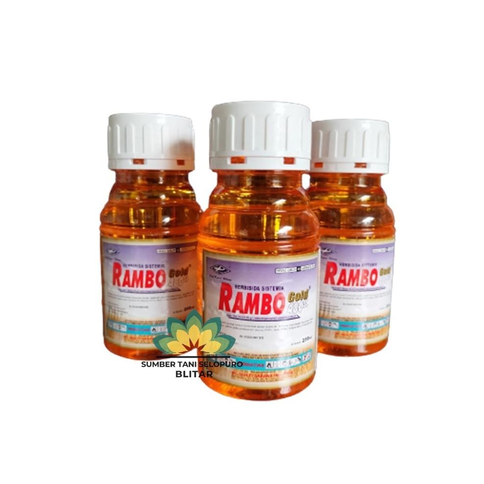 Promo Premium Rambo Gold 480 Sl 500 Ml Dan 250 Ml Herbisida Pembasmi Rumput Gulma Pembasmi Hama Tt60